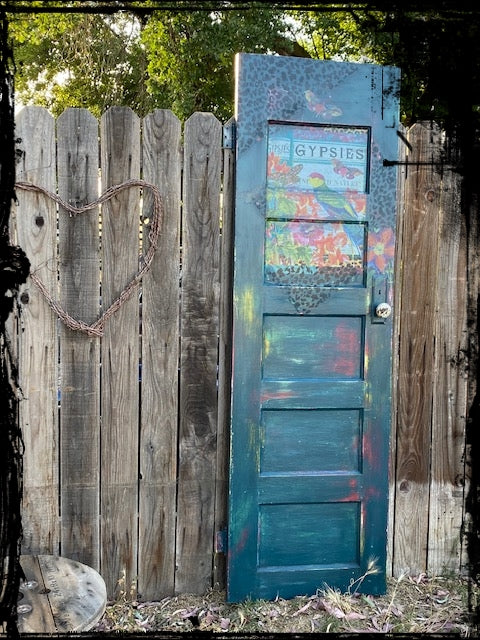 Unique Jungle Gypsy Decorative Door