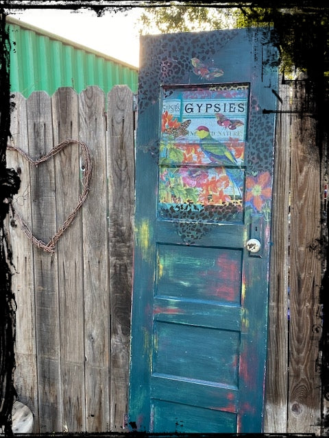 Unique Jungle Gypsy Decorative Door