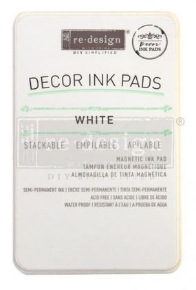 Ink Pad – White – magnetic ink pad