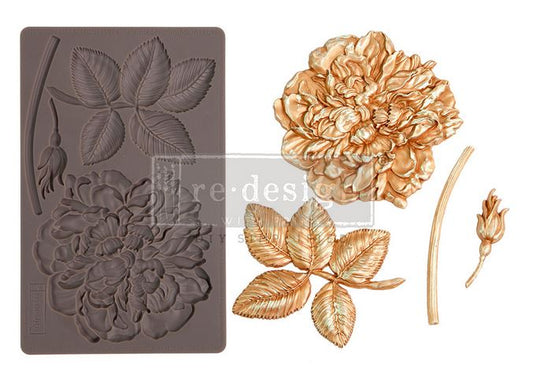 New Peony Suede – 8″x5″, 8mm thickness ~ Redesign Decor Moulds®