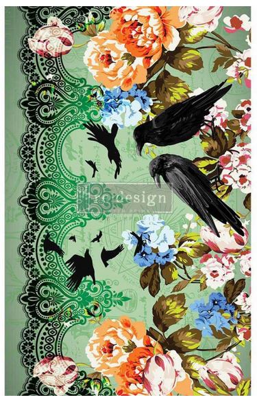 Cece Retro Garden ~ DÉCOUPAGE DÉCOR TISSUE PAPER – 19″ x 30″