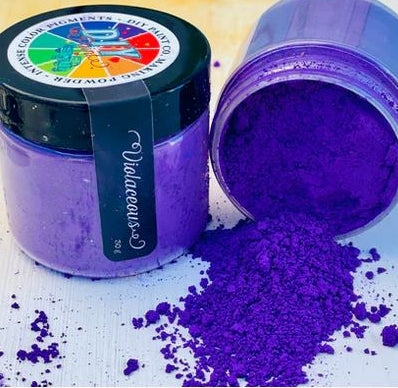 DIY Paint ~ Making Powders ~ Violaceous