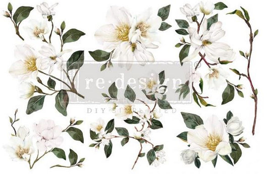White Magnolia ~ ReDesign Decor Transfer